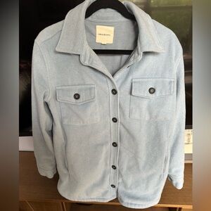Thread & Supply Light Blue Shacket Sz S